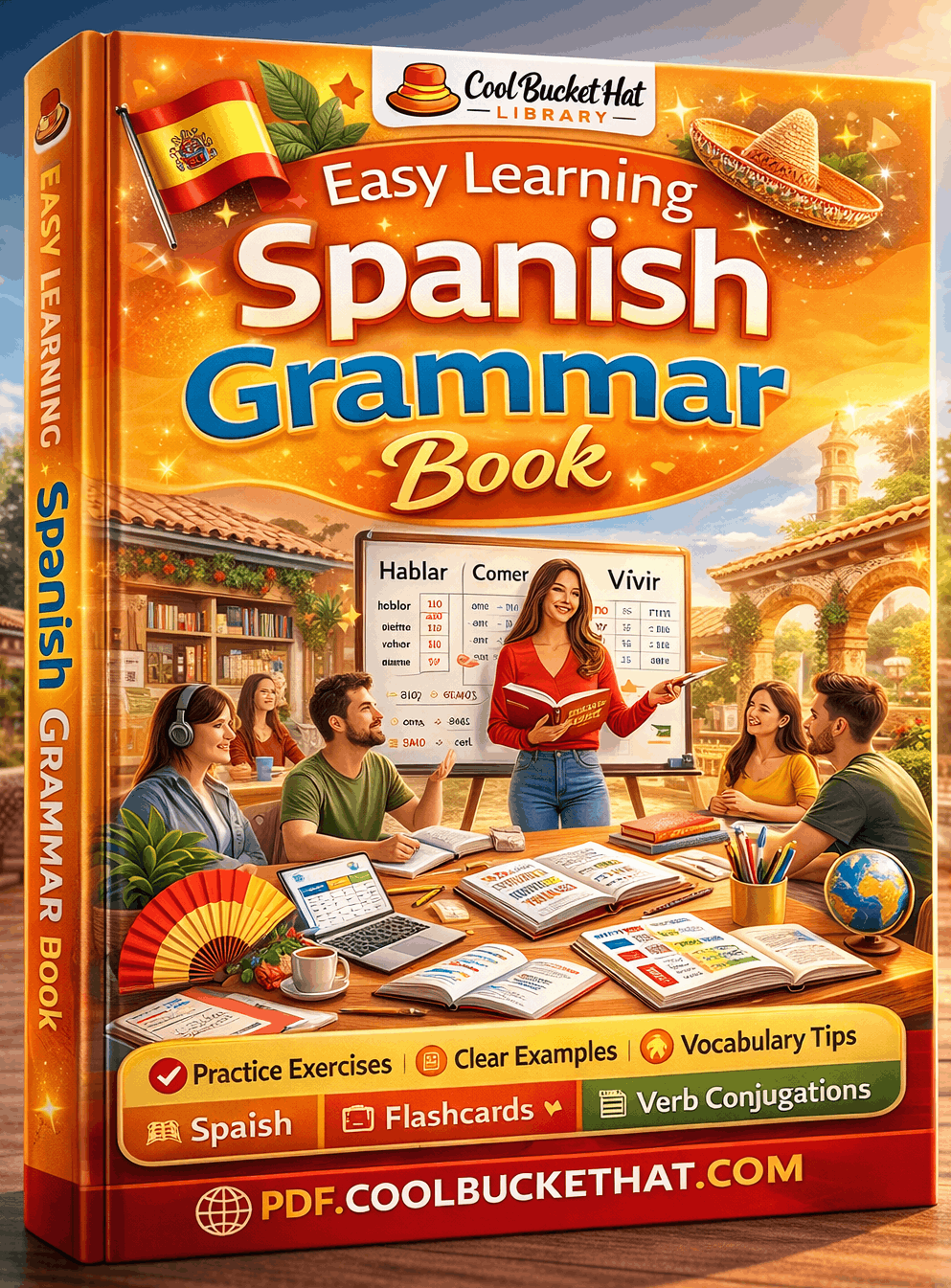 Easy Learning Spanish Grammar Book